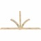 Ekena Millwork Redmond Rough Sawn Timber Gable Bracket, Douglas Fir, 96"W x 64"H x 2"D x 4"F, 16/12 Pitch GBW096X64X0204RED00RDF - alternate 3